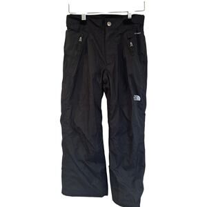 The North Face Black Snow Pants sz S (7/8) Black Snow Pants HyVent Ski Pants